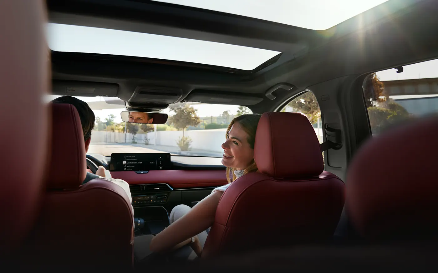 Friends riding in the 2-row 2027 Mazda CX-90 | Cogswell Mazda in Russellville AR