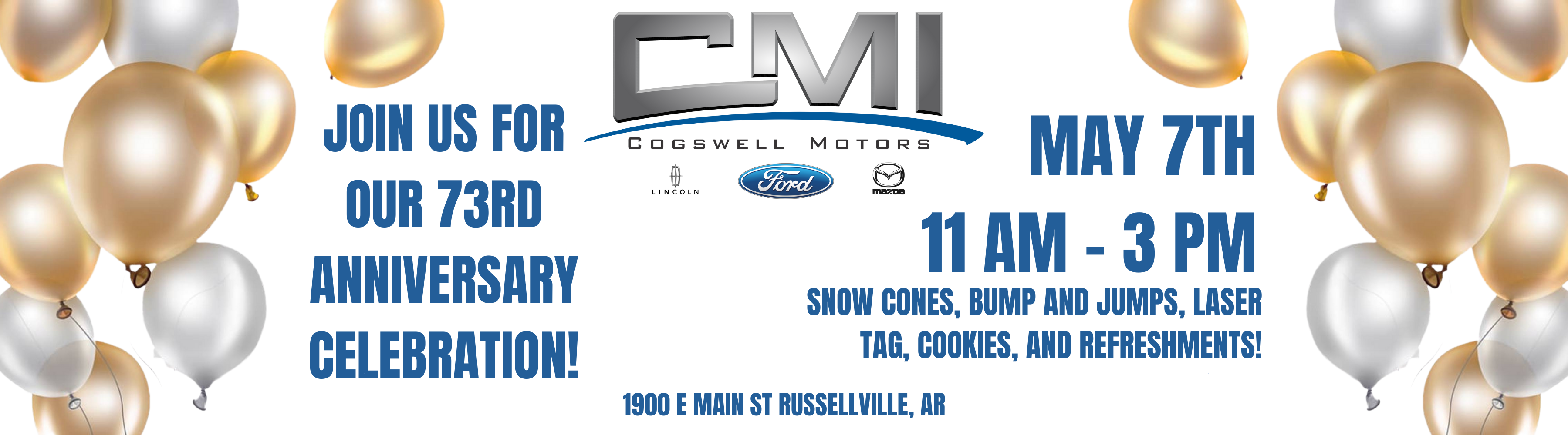 73rd Anniversary Celebration in Russellville AR