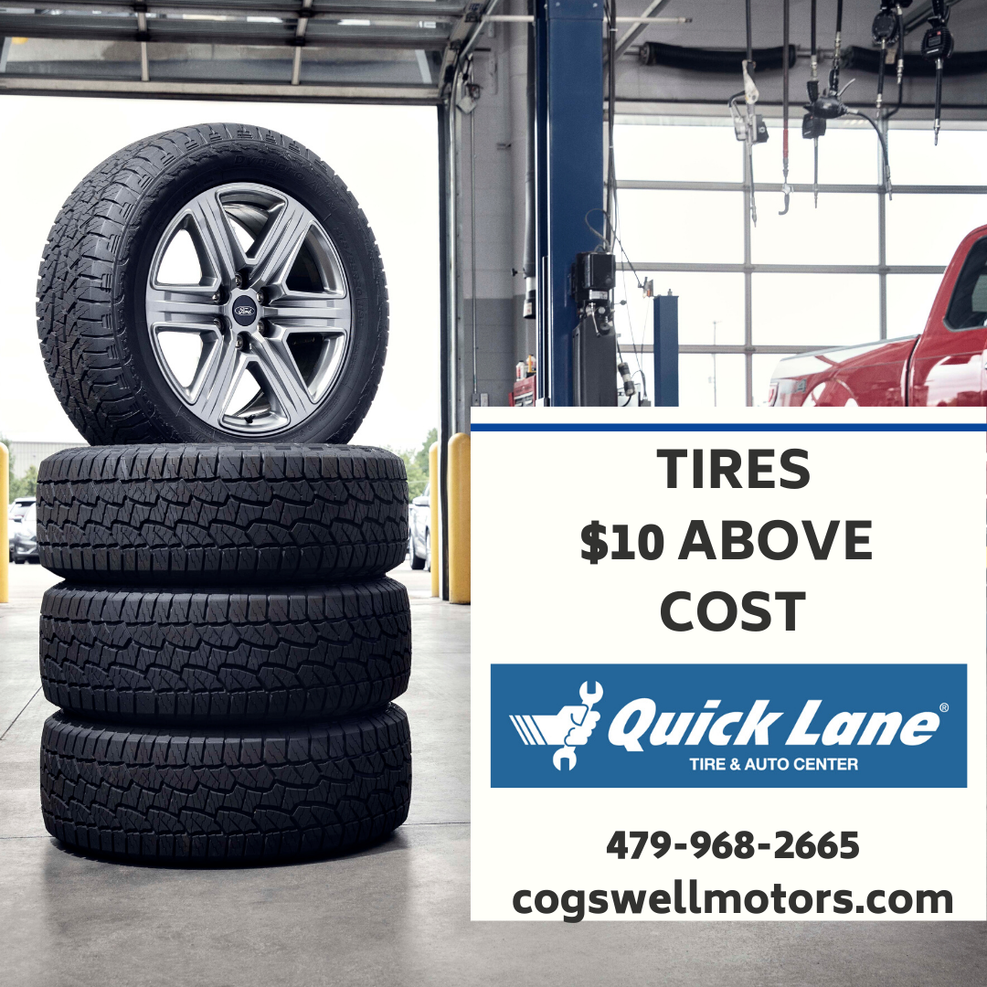 Tires $10 Above Cost